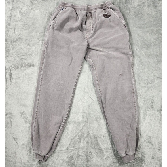 Crazy Shirts Pants Men M Rootbeer Dyed‎ Hawaii Pocket Elastic Waist Baggy Retro - Picture 1 of 10